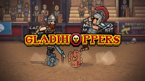 game 2d mobile - Gladihoppers – Gladiator Battle Simulator