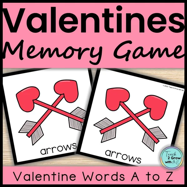 game valentine - Valentine's Day Memory Game